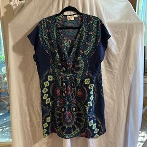 Maeve silky feel tunic with short sleeves